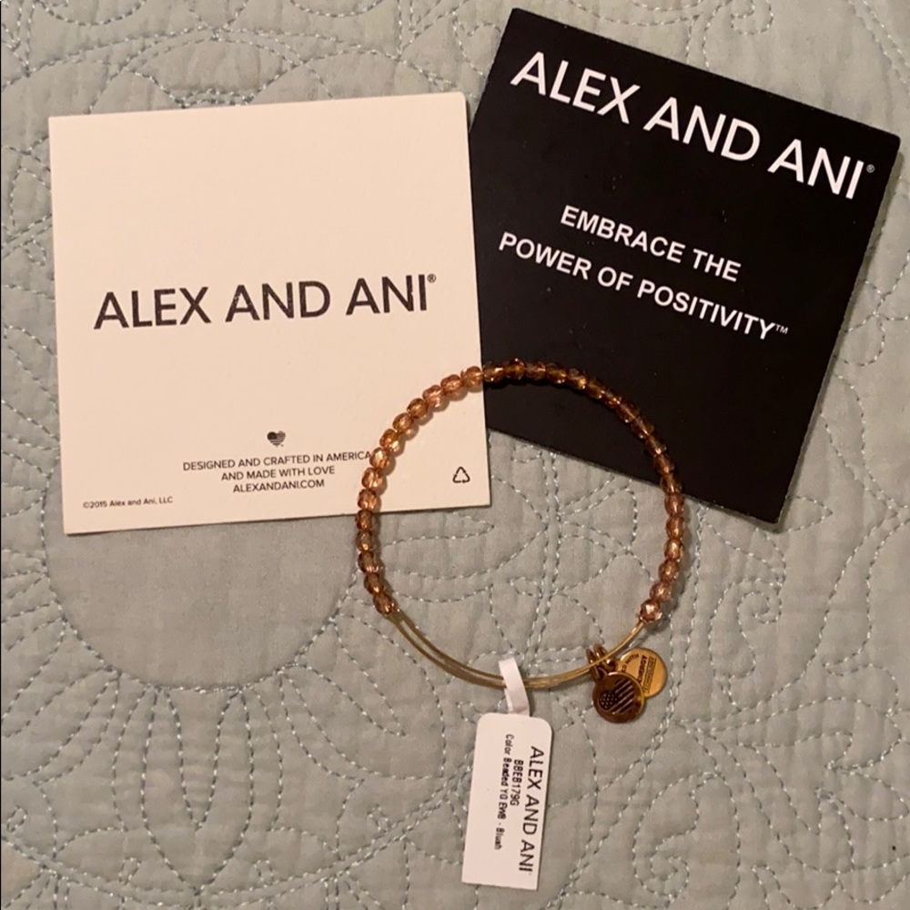 Alex and Ani bracelet pink/gold
